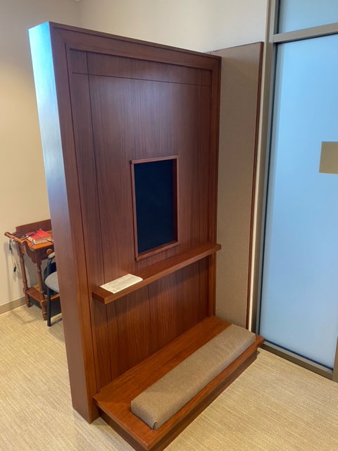 Holy Savior Confessional Wall